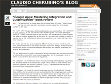 Tablet Screenshot of claudiocherubino.it